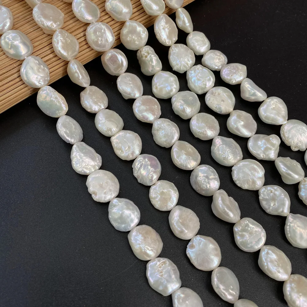 High Quality Natural Freshwater Button-Shaped Pearl 13-14mm Suitable For DIY Necklace Bracelet Decoration Accessories
High Quality Natural Freshwater Button-Shaped Pearl 13-14mm Suitable For DIY Necklace Bracelet Decoration Accessories