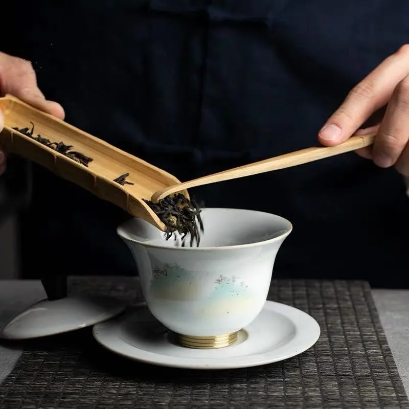 Медная нижняя чаша Tureen, керамическая Ретро чаша Sancai gai wan cha, домашняя чаша для чая, кунг-фу, керамическая чаша sopera de gaiwan
Медная нижняя чаша Tureen, керамическая Ретро чаша Sancai gai wan cha, домашняя чаша для чая, кунг-фу, керамическая чаша sopera de gaiwan