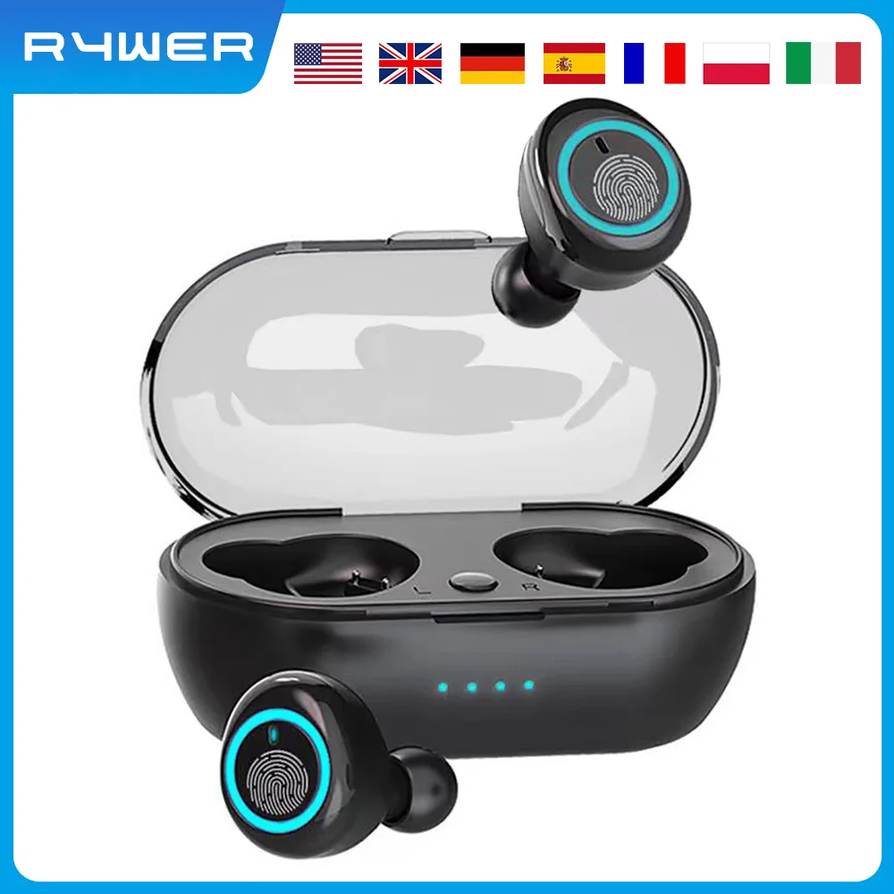 RYWER TWS Bluetooth earphone 5.0 Wireless Headset Waterproof Deep Bass Earbuds True Wireless Stereo Headphone Sport Earphones
RYWER TWS Bluetooth earphone 5.0 Wireless Headset Waterproof Deep Bass Earbuds True Wireless Stereo Headphone Sport Earphones