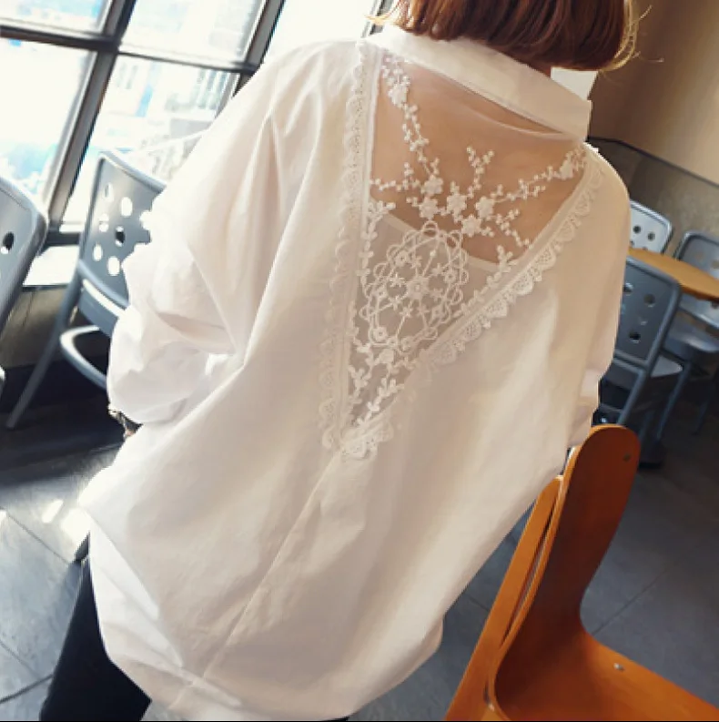 Women's long-sleeved shirts spring new mid-length plus size women's loose Korean version
Women's long-sleeved shirts spring new mid-length plus size women's loose Korean version