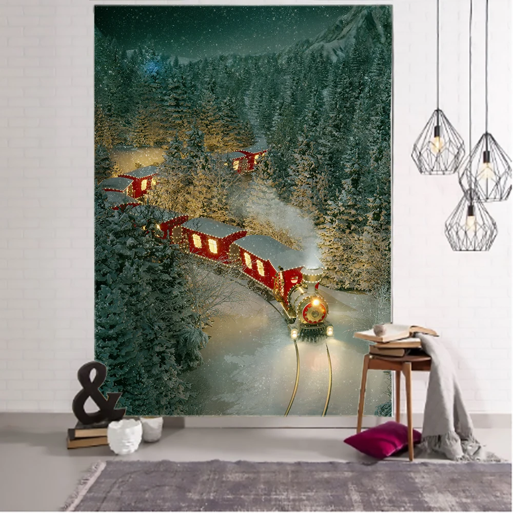 Настенный гобелен с рождественским рисунком, поездом, оленем, украшение для дома, рождественский подарок, гобелены с принтом
Настенный гобелен с рождественским рисунком, поездом, оленем, украшение для дома, рождественский подарок, гобелены с принтом