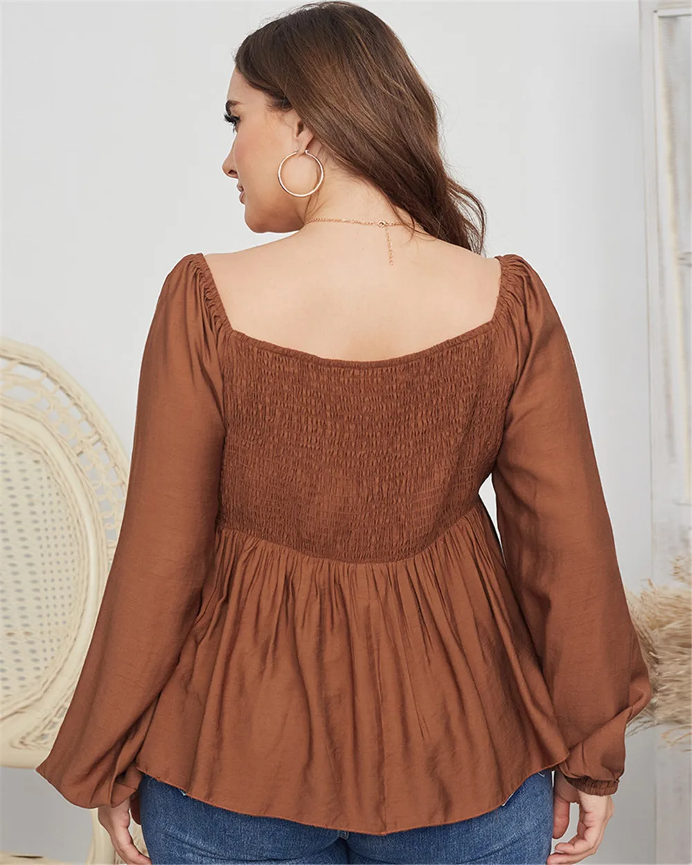 Oversized Tshirt Women Pleated V Neck Long Sleeve Cotton Tops Fashion Office Ladies Apring Summer Clothes Women
Oversized Tshirt Women Pleated V Neck Long Sleeve Cotton Tops Fashion Office Ladies Apring Summer Clothes Women