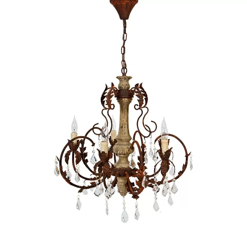 French Retro Solid Wood Iron Distressed Bed & Breakfast Villa Dining Room Bedroom Light Clothing Store Soft Design Chandelier
French Retro Solid Wood Iron Distressed Bed & Breakfast Villa Dining Room Bedroom Light Clothing Store Soft Design Chandelier