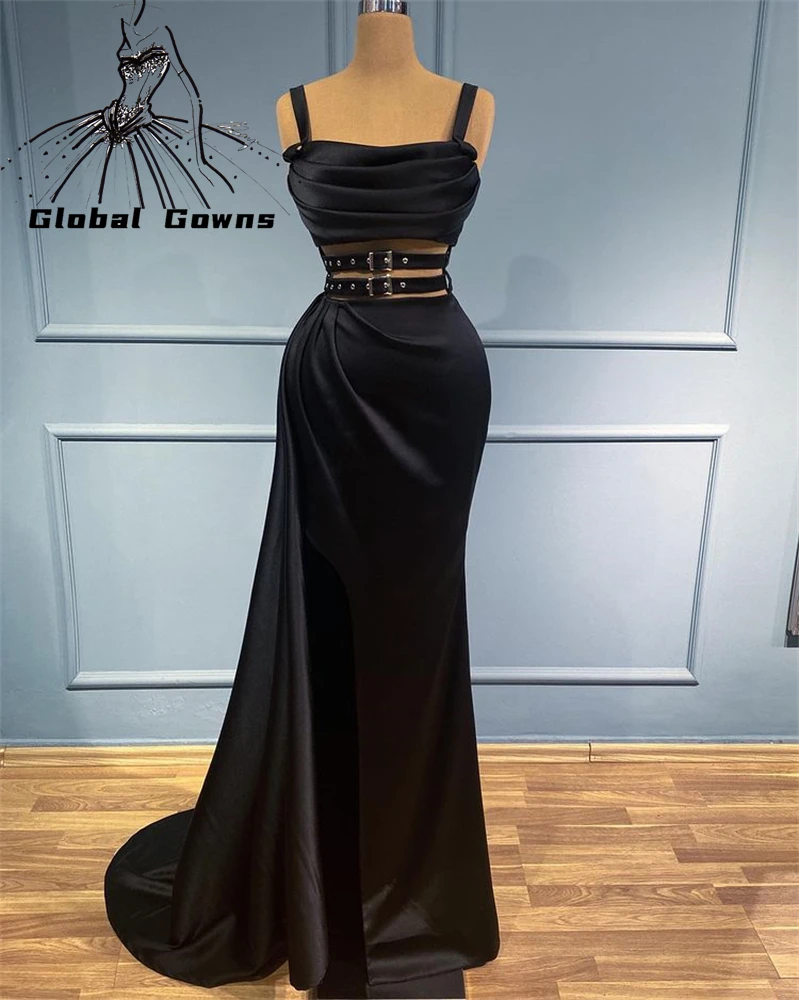 African Black Square Neck Evening Dresses Belt Formal Dress Elegant Birthday Party Gown Dinner Gowns Vestido De Festa Casamento
African Black Square Neck Evening Dresses Belt Formal Dress Elegant Birthday Party Gown Dinner Gowns Vestido De Festa Casamento