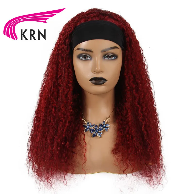 KRN Burgundy Color Headband Wig Human Hair Wigs For Human Women Brazilian Remy Curly Human Hair Wigs
KRN Burgundy Color Headband Wig Human Hair Wigs For Human Women Brazilian Remy Curly Human Hair Wigs