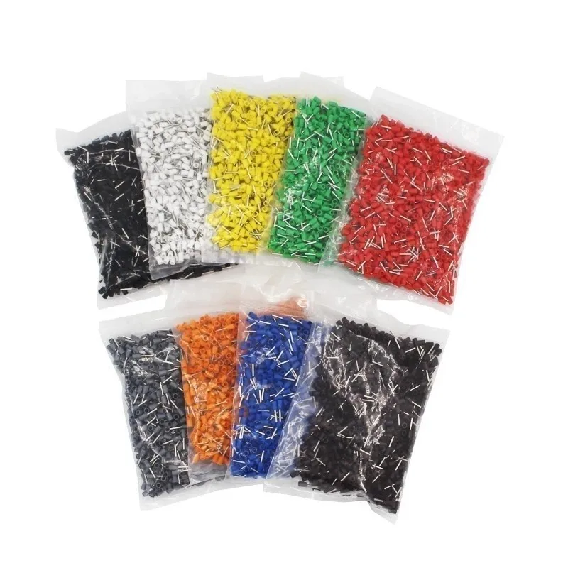 1000pcs/Pack E0508 Insulated Ferrules Terminal Block Cord End Wire Connector Electrical Crimp Terminator
1000pcs/Pack E0508 Insulated Ferrules Terminal Block Cord End Wire Connector Electrical Crimp Terminator