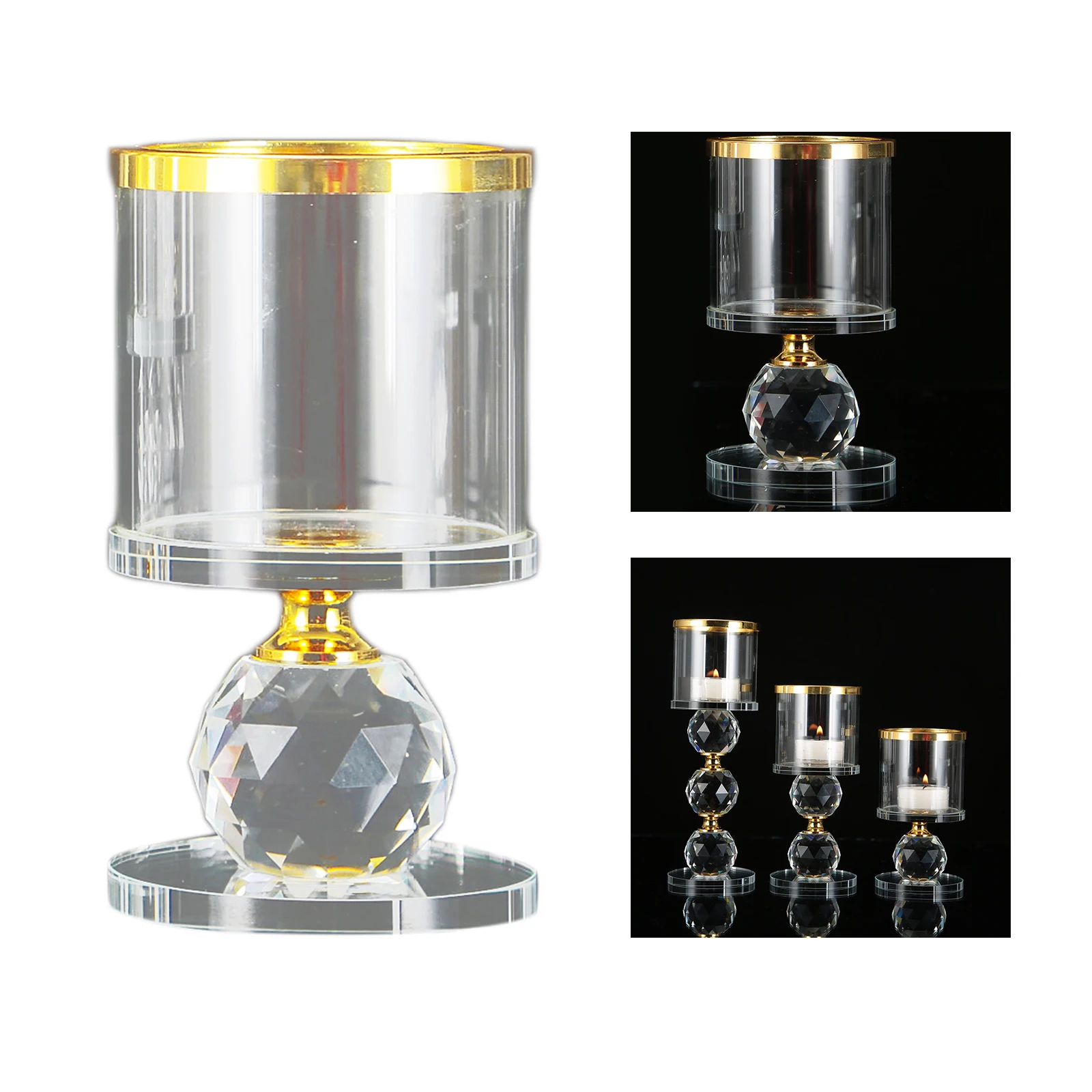 Crystal Elegant Candle Holders Tabletop Candlestick Shinning Diamond Decorative Stand for Decor Wedding Party Anniversary Table
Crystal Elegant Candle Holders Tabletop Candlestick Shinning Diamond Decorative Stand for Decor Wedding Party Anniversary Table