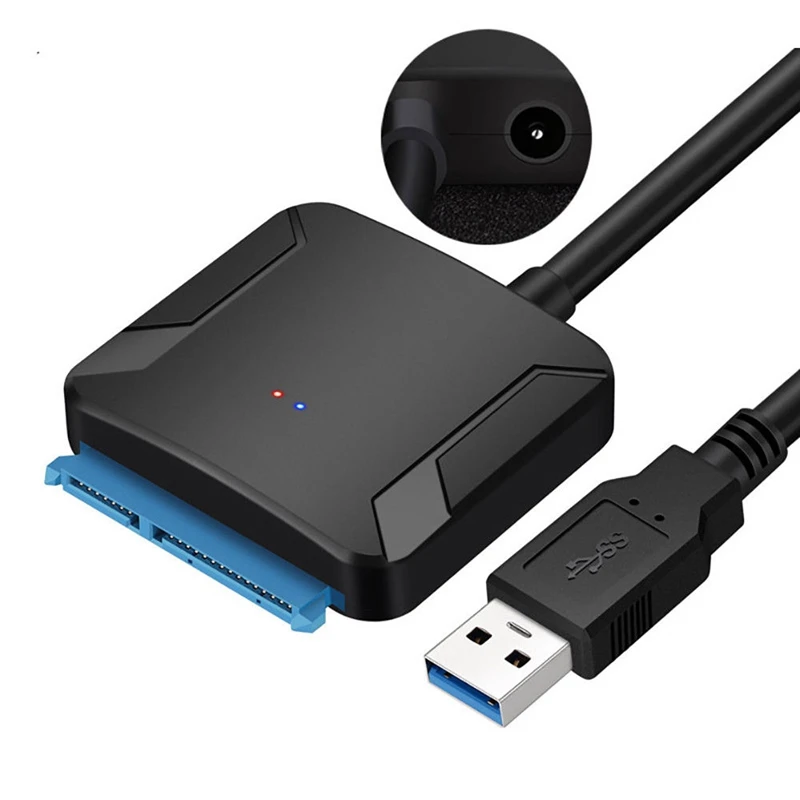 Кабель-переходник для жесткого диска SATA-USB 3 0 2 5/3 5 HDD SSD | Электроника