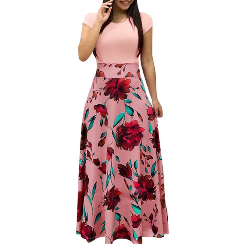 Long Maxi Dress Elegant Print Party Dress Polka Dot Dress Women Spring Short Sleeve Dress Ladies Big size Dress 5XL Plus Size
Long Maxi Dress Elegant Print Party Dress Polka Dot Dress Women Spring Short Sleeve Dress Ladies Big size Dress 5XL Plus Size