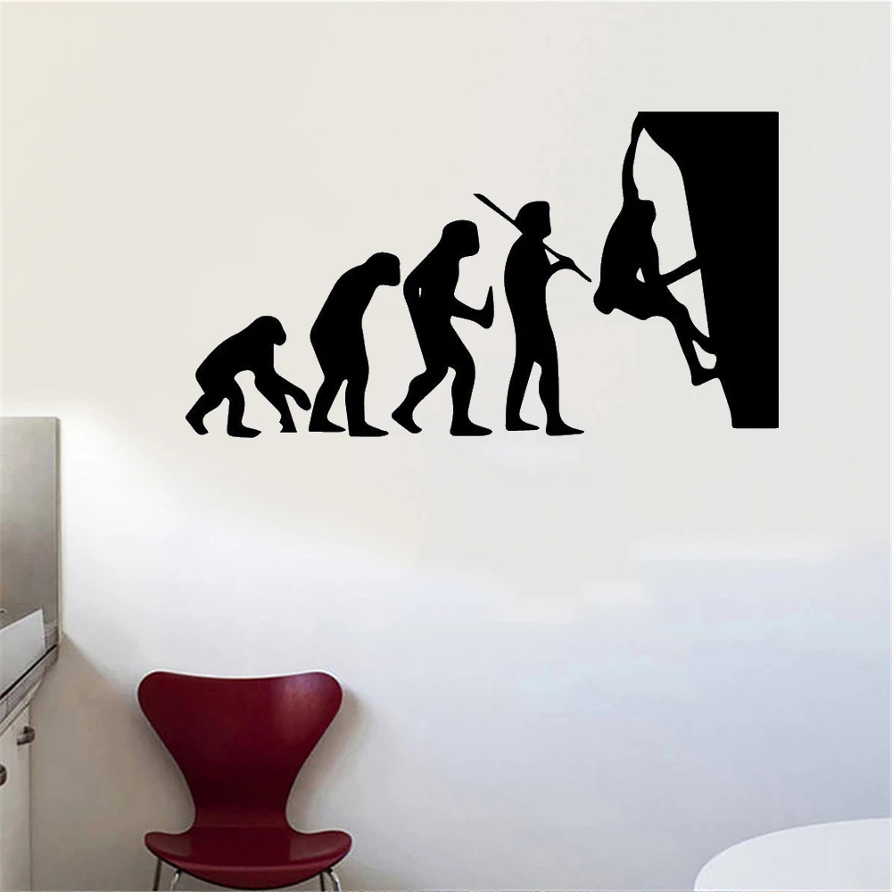 Evolutionary Rock Climbing Wall Sticker Sport Wall Decal Home Decor For Living Room Sport Club Vinyl Mural DW7295
Evolutionary Rock Climbing Wall Sticker Sport Wall Decal Home Decor For Living Room Sport Club Vinyl Mural DW7295