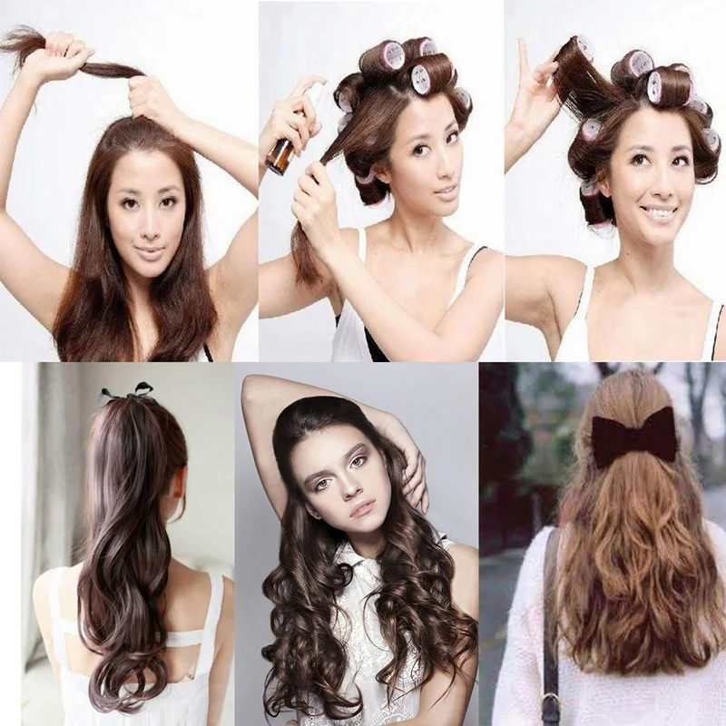 24 PCS Self Grip Hair Rollers Self Grip Curler Hair Rollers for DIY Curl Hair Styling Curling Tool Hair Rollers
24 PCS Self Grip Hair Rollers Self Grip Curler Hair Rollers for DIY Curl Hair Styling Curling Tool Hair Rollers