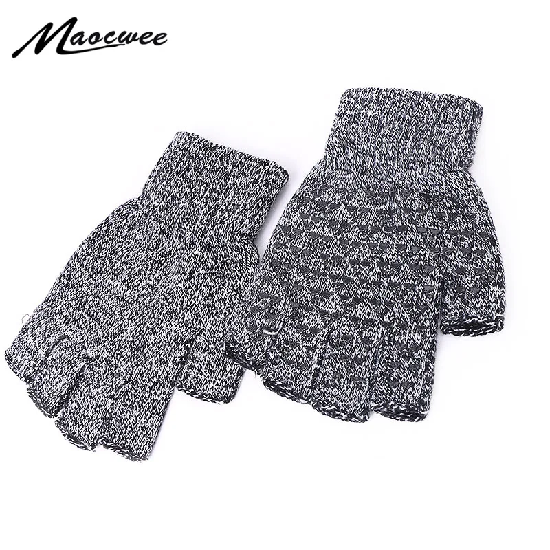 Antiskid Half Finger Gloves Men And Women Solid Color Autumn Winter Finger Outdoor Cycling Students Typing Knitting Warm Gloves
Antiskid Half Finger Gloves Men And Women Solid Color Autumn Winter Finger Outdoor Cycling Students Typing Knitting Warm Gloves