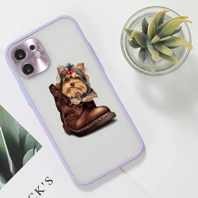 Yorkshire terrier dog Newest Fashion Phone Case purple matte transparent For iPhone 7 8 x xs xr 11 12 pro plus max mini
Yorkshire terrier dog Newest Fashion Phone Case purple matte transparent For iPhone 7 8 x xs xr 11 12 pro plus max mini