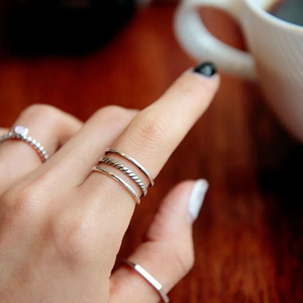 Contracted And Restoring Ancient Ways Ring Wove Three Layer Open To Women The Best Finger Jewelry Gifts
Contracted And Restoring Ancient Ways Ring Wove Three Layer Open To Women The Best Finger Jewelry Gifts
