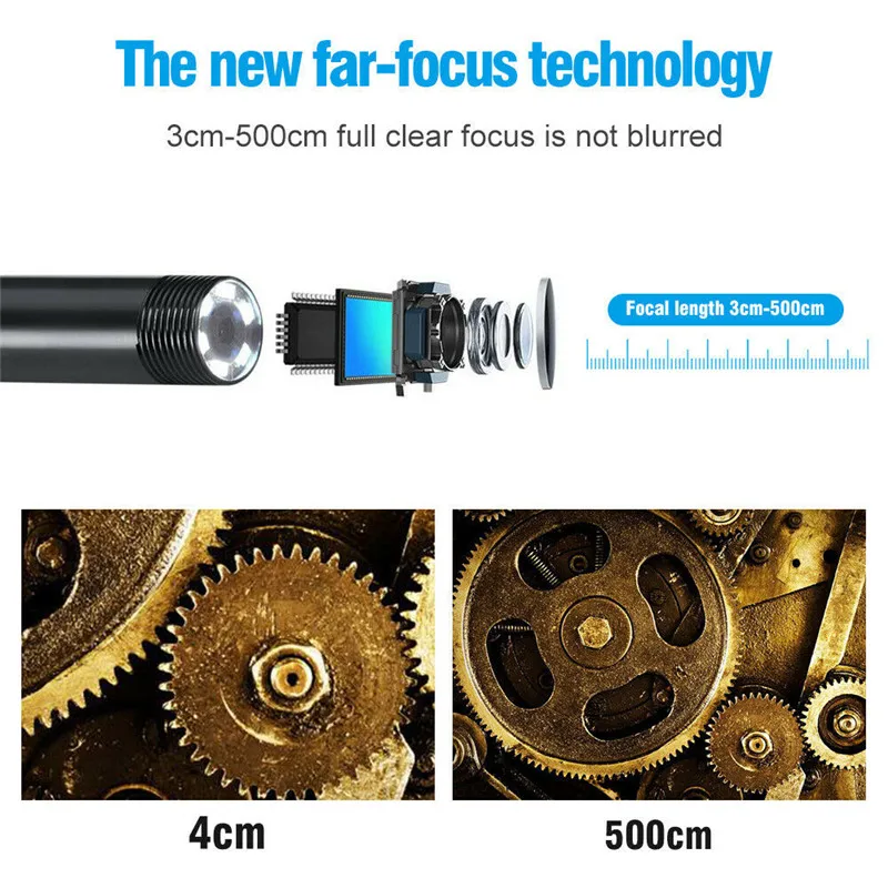 5M 5.5 Mm Lens Endoscope Camera 2.4 Inch IPS HD Inspection Camera Borescope LCD Monitor Endoscope Home Industrial Endoscope
5M 5.5 Mm Lens Endoscope Camera 2.4 Inch IPS HD Inspection Camera Borescope LCD Monitor Endoscope Home Industrial Endoscope