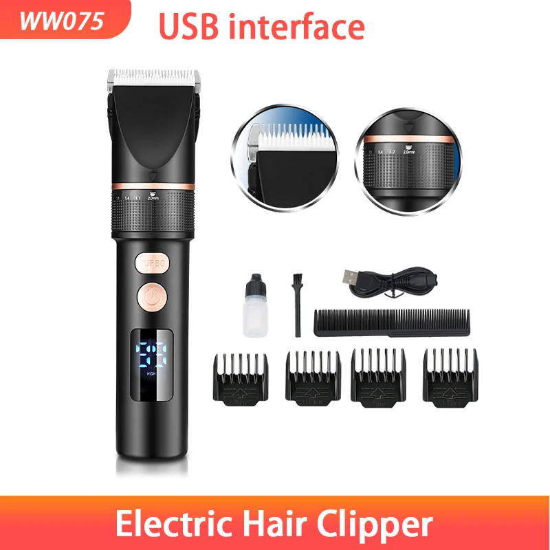 Electric Hair Clipper Contour Fine Cut Hairdresser Hair Clipper Household Adult Three-speed Adjustable USB Charging 5V
Electric Hair Clipper Contour Fine Cut Hairdresser Hair Clipper Household Adult Three-speed Adjustable USB Charging 5V