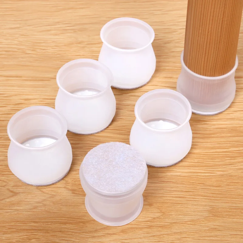 4PCS Silicon Furniture Leg Protection Cover Chair Table Feet Pad Floor Protector with Felt Anti-slip Low Noise For Home Kitchen
4PCS Silicon Furniture Leg Protection Cover Chair Table Feet Pad Floor Protector with Felt Anti-slip Low Noise For Home Kitchen