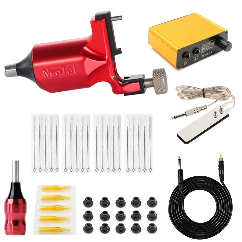 Тату-наборы, ротационная тату-машинка, растушевка и лайнер с блоком питания для татуировки, тату-иглы и одноразовые наконечники для татуиро... 
Тату-наборы, ротационная тату-машинка, растушевка и лайнер с блоком питания для татуировки, тату-иглы и одноразовые наконечники для татуиро...