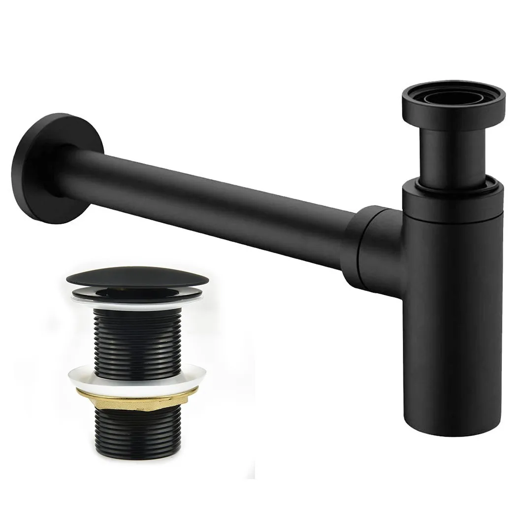 Bottle Trap Basin Waste Matt Black Bottle Trap Basin Sink Trap Adjustable Waste Brass Unslotted Waste Extension Tube Bathtub Set
Bottle Trap Basin Waste Matt Black Bottle Trap Basin Sink Trap Adjustable Waste Brass Unslotted Waste Extension Tube Bathtub Set