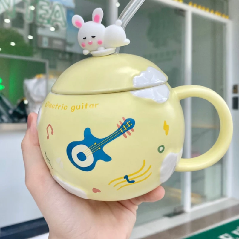 Кофейная кружка с мультяшным Кроликом, креативная Милая чашка для пары, стандартная чашка с крышкой и ложкой, подарок для девушки, керамичес...
Кофейная кружка с мультяшным Кроликом, креативная Милая чашка для пары, стандартная чашка с крышкой и ложкой, подарок для девушки, керамичес...