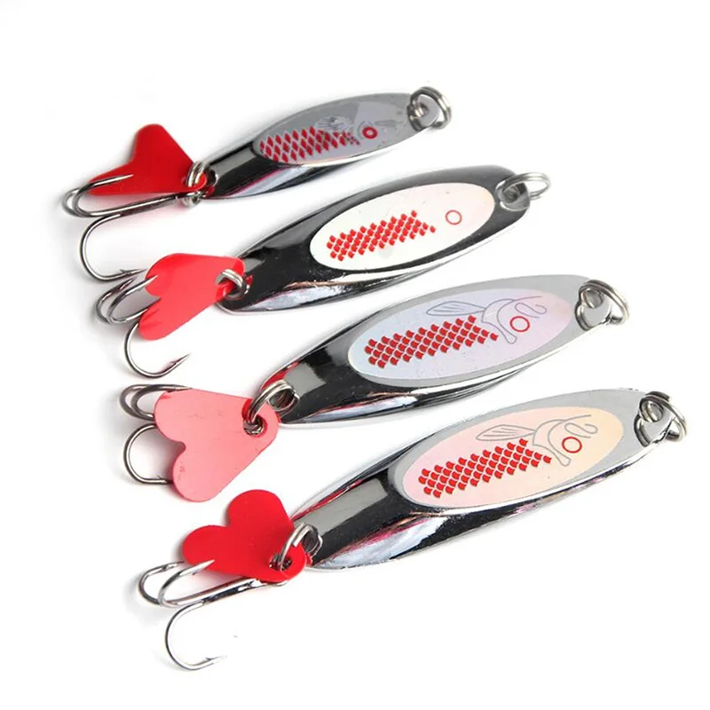 Sequined Silver Spoon Fishing Baits Sea Lures Tool For Spinner
Sequined Silver Spoon Fishing Baits Sea Lures Tool For Spinner