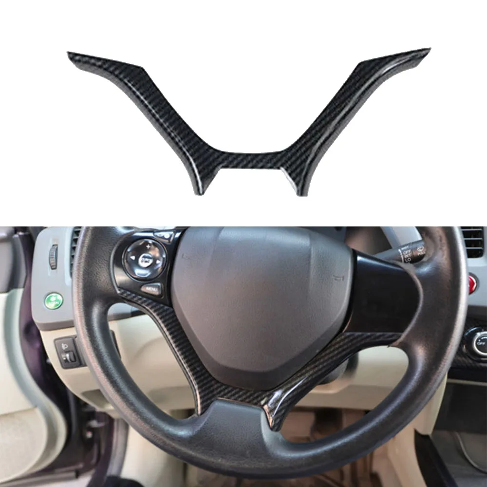 Carbon Fiber Steering Wheel Cover U Type ABS Car Cover Fit For HONDA Civic 9th 2012-2015 Replacement Durable
Carbon Fiber Steering Wheel Cover U Type ABS Car Cover Fit For HONDA Civic 9th 2012-2015 Replacement Durable