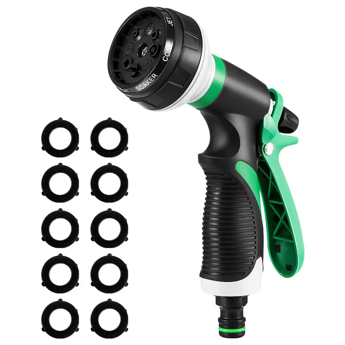 Water Hose Nozzle Hose Spray Nozzle Garden Hose Nozzle Heavy Duty High Pressure with 8 Adjustable Watering Spray Patterns
Water Hose Nozzle Hose Spray Nozzle Garden Hose Nozzle Heavy Duty High Pressure with 8 Adjustable Watering Spray Patterns