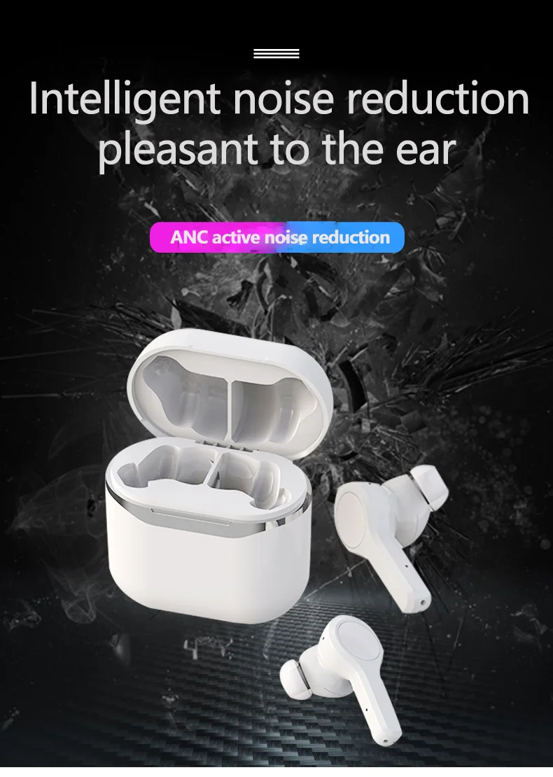 ANC Active Noise Cancelling Headphones Bluetooth 5.0 Wireless Headset Gaming Sports Stereo In-Ear Earphones Type-c Tws
ANC Active Noise Cancelling Headphones Bluetooth 5.0 Wireless Headset Gaming Sports Stereo In-Ear Earphones Type-c Tws