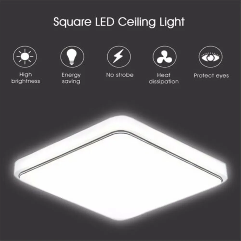 LED Ceiling Down Light Lamp 24W Square Energy Saving Flush Panel Lighting For Bedroom Living Room Fixture Bedroom Kitchen
LED Ceiling Down Light Lamp 24W Square Energy Saving Flush Panel Lighting For Bedroom Living Room Fixture Bedroom Kitchen