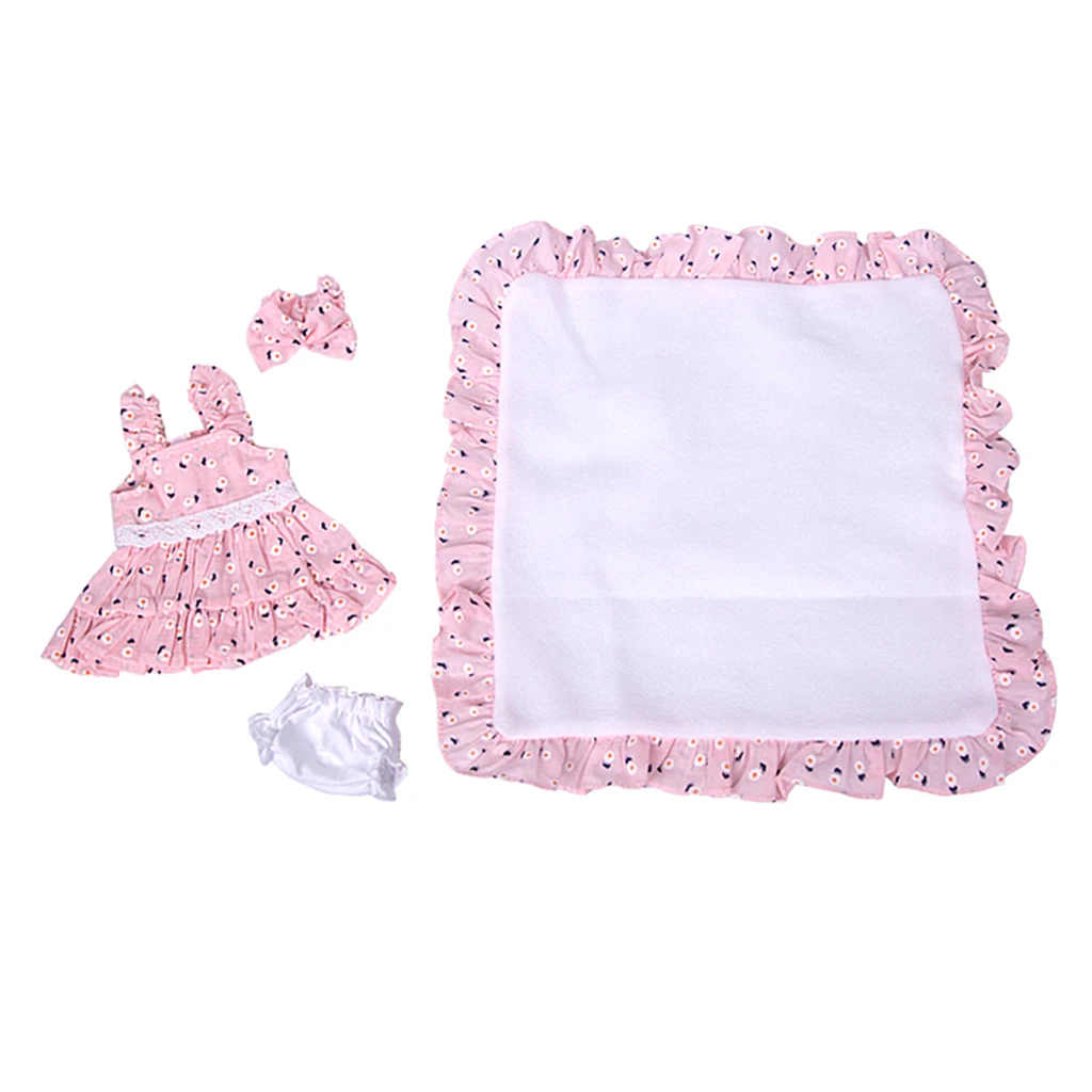 Cute Sleeveless Dress Headband Underpants Outfits for 10/ 11 inch Reborn Newborn
Cute Sleeveless Dress Headband Underpants Outfits for 10/ 11 inch Reborn Newborn
