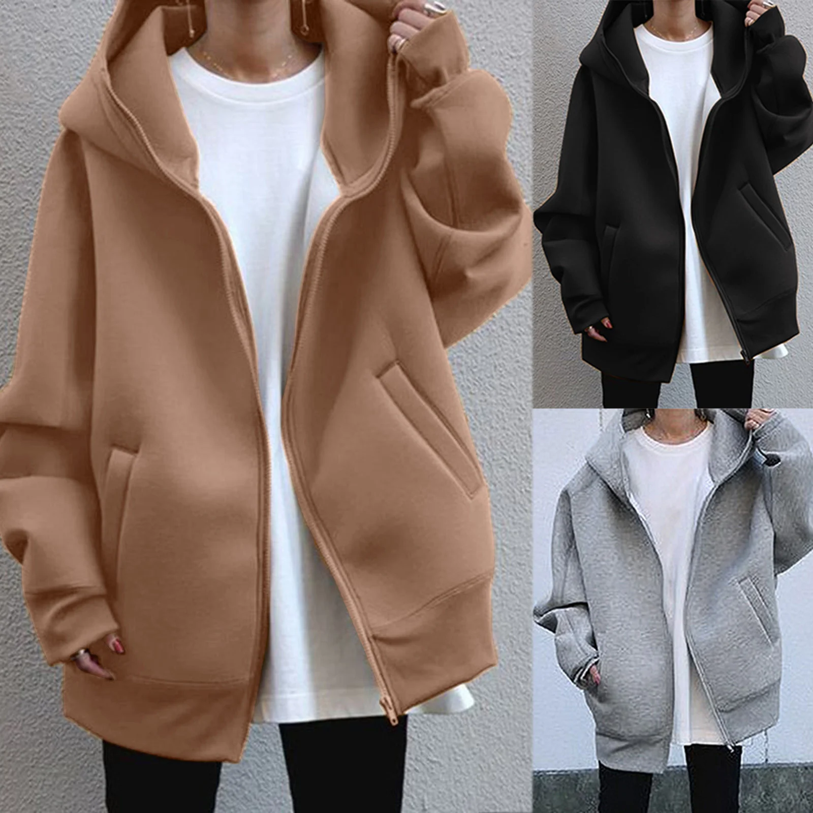 Harajuku Hoodies Women's Jacket Coat Oversized Hoodie Long Sleeve Irregular Hooded Sweatshirts Loose Print Zip-up Tops Blouse
Harajuku Hoodies Women's Jacket Coat Oversized Hoodie Long Sleeve Irregular Hooded Sweatshirts Loose Print Zip-up Tops Blouse