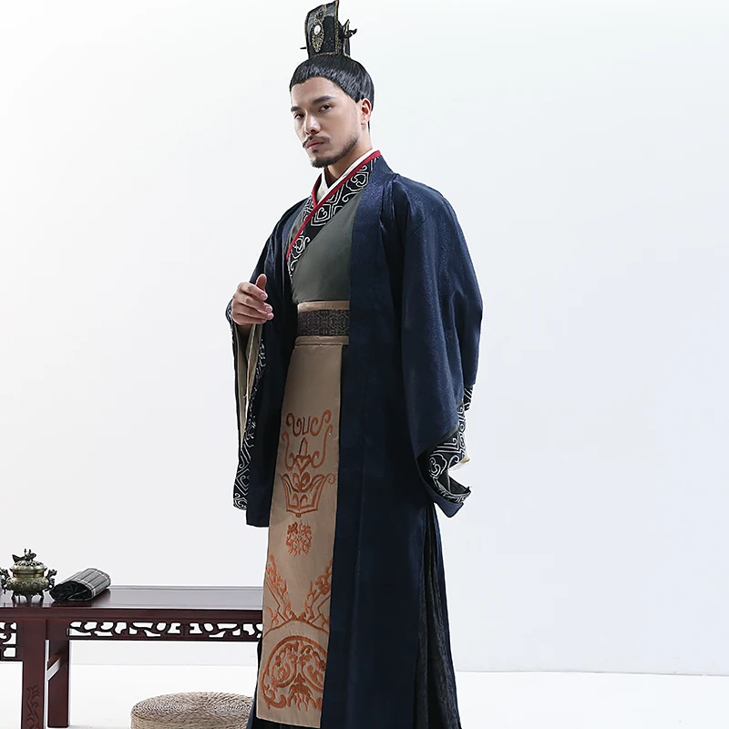 Hanfu Men cosplay Chinese traditional dress Ancient Minister of the Han Dynasty Casual costumes envoy performance costumes set
Hanfu Men cosplay Chinese traditional dress Ancient Minister of the Han Dynasty Casual costumes envoy performance costumes set