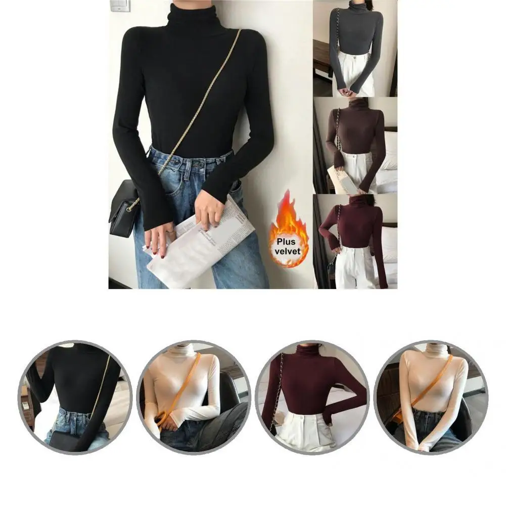 Flexible Universal Female Pullover Tops Sweater Polyester Bottoming Shirt Slim-fit for Outdoor 
Flexible Universal Female Pullover Tops Sweater Polyester Bottoming Shirt Slim-fit for Outdoor