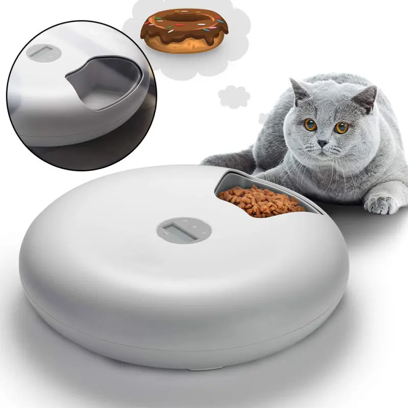 6-meal Automatic Pet Feeder With Timing Dry Wet Separation Battery And USB Power Supply Cat And Small Dog Feeder
6-meal Automatic Pet Feeder With Timing Dry Wet Separation Battery And USB Power Supply Cat And Small Dog Feeder