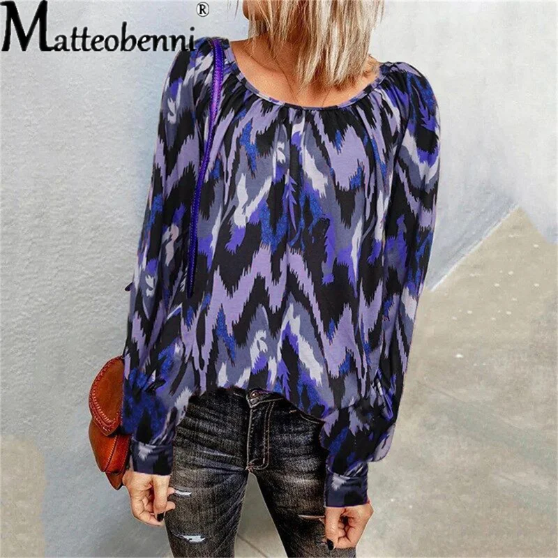 2021 Autumn New Women Ripple Gradient Vintage Printed Long-Sleeve T-Shirt Ladies Casual O Neck Loose Fashion Street Shirt Tops
2021 Autumn New Women Ripple Gradient Vintage Printed Long-Sleeve T-Shirt Ladies Casual O Neck Loose Fashion Street Shirt Tops