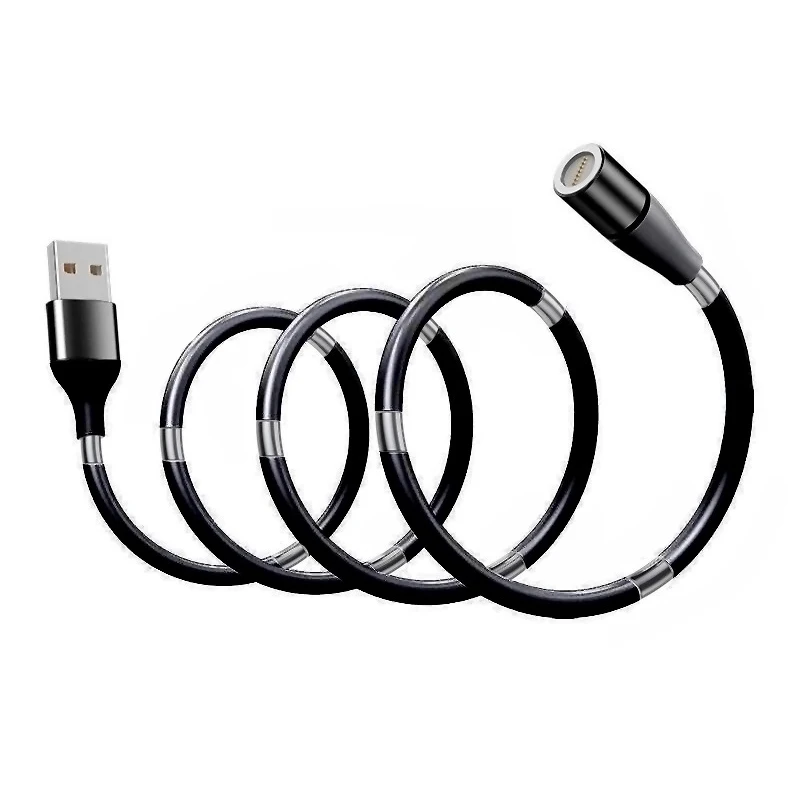 Magnetic Magic Rope Cable Type C Micro USB Fast Charging Wire Retractable Data Cable Auro Storage for iPhone Samsung S20 Huawei
Magnetic Magic Rope Cable Type C Micro USB Fast Charging Wire Retractable Data Cable Auro Storage for iPhone Samsung S20 Huawei