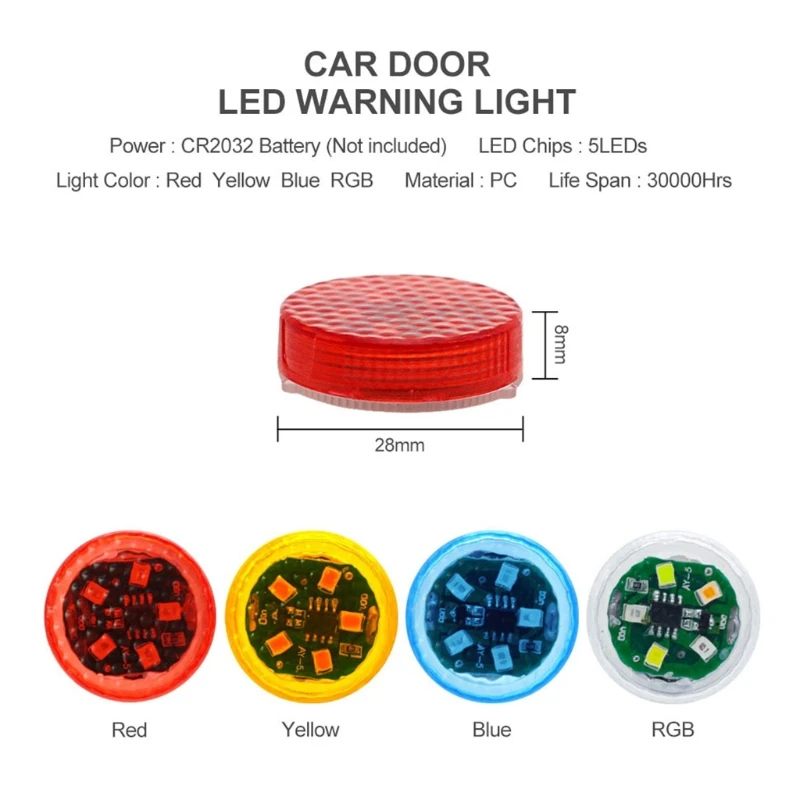 2021 New 2pcs Magnetic Wireless LED Car Door Opening Warning Lights Waterproof Strobe Fla 
2021 New 2pcs Magnetic Wireless LED Car Door Opening Warning Lights Waterproof Strobe Fla