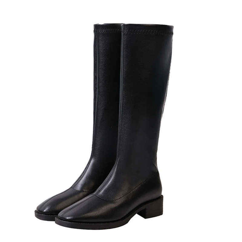 Women's boots for autumn and winter 2021 new boots are small but knee elastic, large size high boots, knight boots
Women's boots for autumn and winter 2021 new boots are small but knee elastic, large size high boots, knight boots