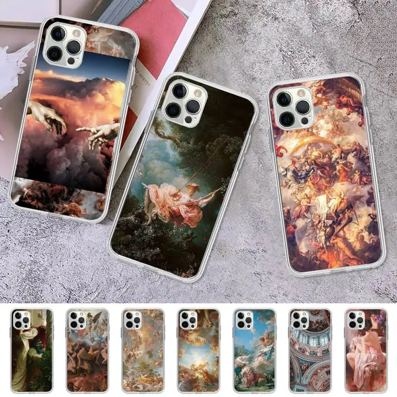 Renaissance art Painting Phone Case for iPhone 11 12 13 mini pro XS MAX 8 7 6 6S Plus X 5S SE 2020 XR case 
Renaissance art Painting Phone Case for iPhone 11 12 13 mini pro XS MAX 8 7 6 6S Plus X 5S SE 2020 XR case