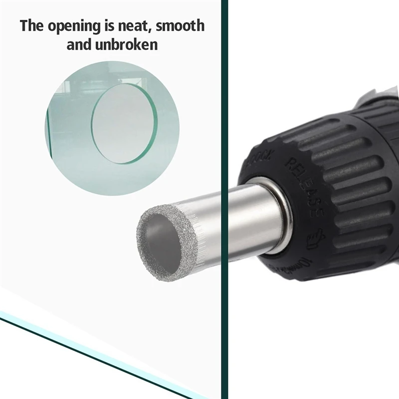 15pcs Durable Diamond Glass Drill Bit Set Tile Marble Glass Ceramic Hole Saw Hole Opener Power Tools
15pcs Durable Diamond Glass Drill Bit Set Tile Marble Glass Ceramic Hole Saw Hole Opener Power Tools