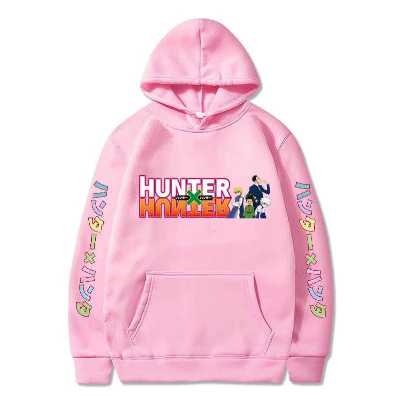 Japan Anime Hunter x Hunter Hoodies Men Women Harajuku Cartoon Hip Hop Loose Sweatshirt Fleece Warm Cotton Long Sleeve Tops
Japan Anime Hunter x Hunter Hoodies Men Women Harajuku Cartoon Hip Hop Loose Sweatshirt Fleece Warm Cotton Long Sleeve Tops