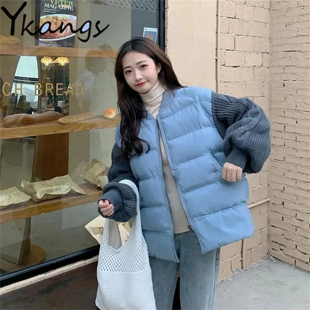 Женская хлопковая куртка с вязаными рукавами, элегантная Милая свободная Зимняя Студенческая куртка в стиле Харадзюку, плотное теплое паль...
Женская хлопковая куртка с вязаными рукавами, элегантная Милая свободная Зимняя Студенческая куртка в стиле Харадзюку, плотное теплое паль...