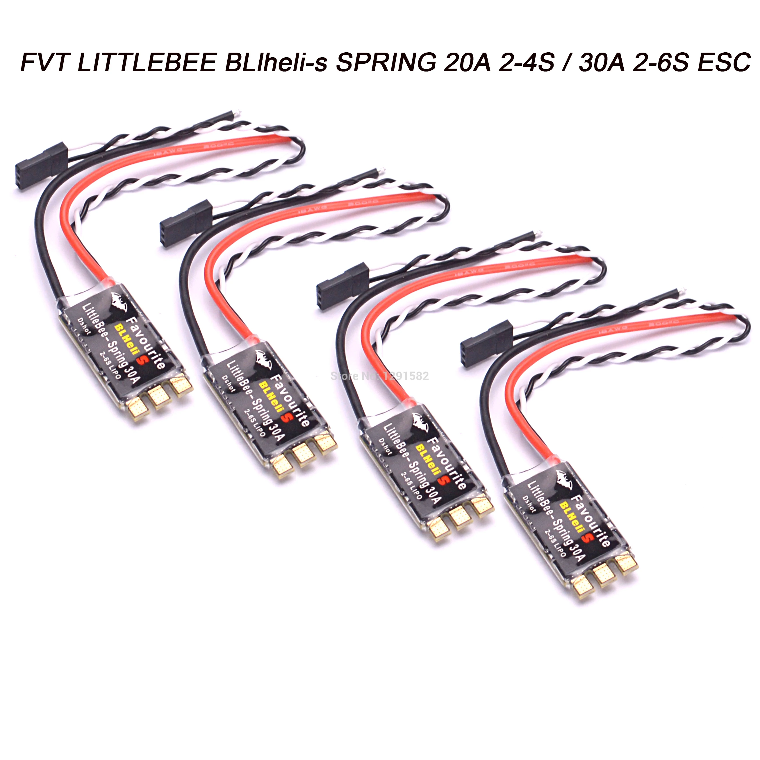 FVT LITTLEBEE BLHeli s SPRING 20A ESC 2 4s / 30A 6S поддержка Mulitshot DSHOT Oneshot42 OneShot125 для FPV мини