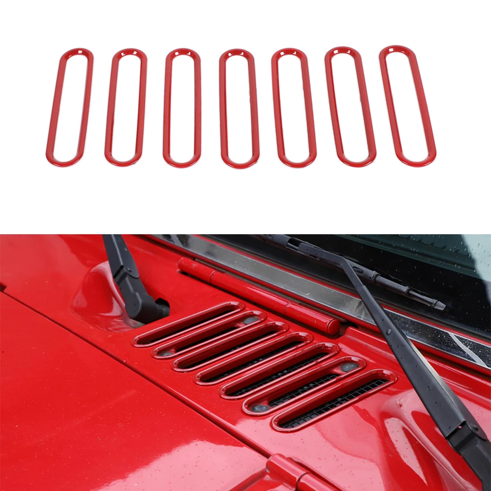 Hood Air Inlet Intake Vent Decoration Cover Trim Sticker for Jeep Wrangler JK 2007-2017 2/4-Door Car Exterior Accessories ABS
Hood Air Inlet Intake Vent Decoration Cover Trim Sticker for Jeep Wrangler JK 2007-2017 2/4-Door Car Exterior Accessories ABS