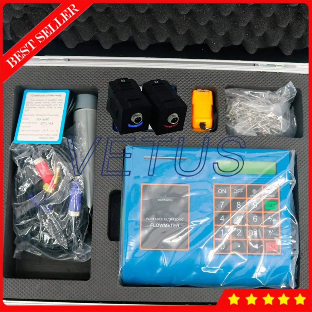 TUF-2000P Small Size Sensor TS-2-HT Transducer Portable Ultrasonic Flowmeter Flow Meter with built-in thermal printer DN15-100mm
TUF-2000P Small Size Sensor TS-2-HT Transducer Portable Ultrasonic Flowmeter Flow Meter with built-in thermal printer DN15-100mm