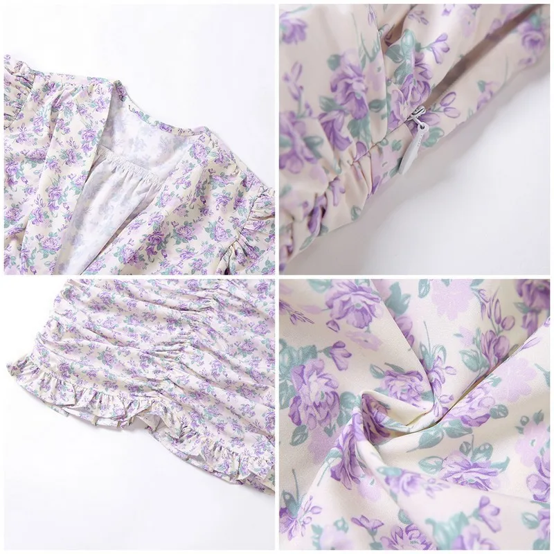 Floral Print Deep V-Neck Party Dress For Women Summer Short Puff Sleeve Bodycon Mini Dresses Elegant Fashion Vestidos
Floral Print Deep V-Neck Party Dress For Women Summer Short Puff Sleeve Bodycon Mini Dresses Elegant Fashion Vestidos