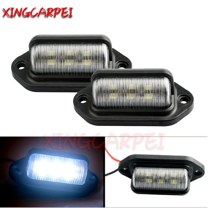 2pcs Universal 6LED Truck License Number Plate Light Lamps For Car Truck SUV Trailer Off-road Vehicles Drop Shipping
2pcs Universal 6LED Truck License Number Plate Light Lamps For Car Truck SUV Trailer Off-road Vehicles Drop Shipping