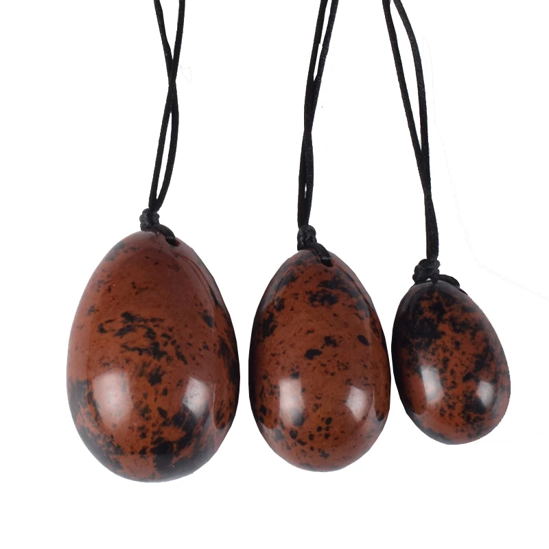 3pcs/set Yoni egg Natural Mahogany Stone Kegel exercise Tool Jade Health Care Body Massager Jade Eggs for Women Gifts Healing
3pcs/set Yoni egg Natural Mahogany Stone Kegel exercise Tool Jade Health Care Body Massager Jade Eggs for Women Gifts Healing