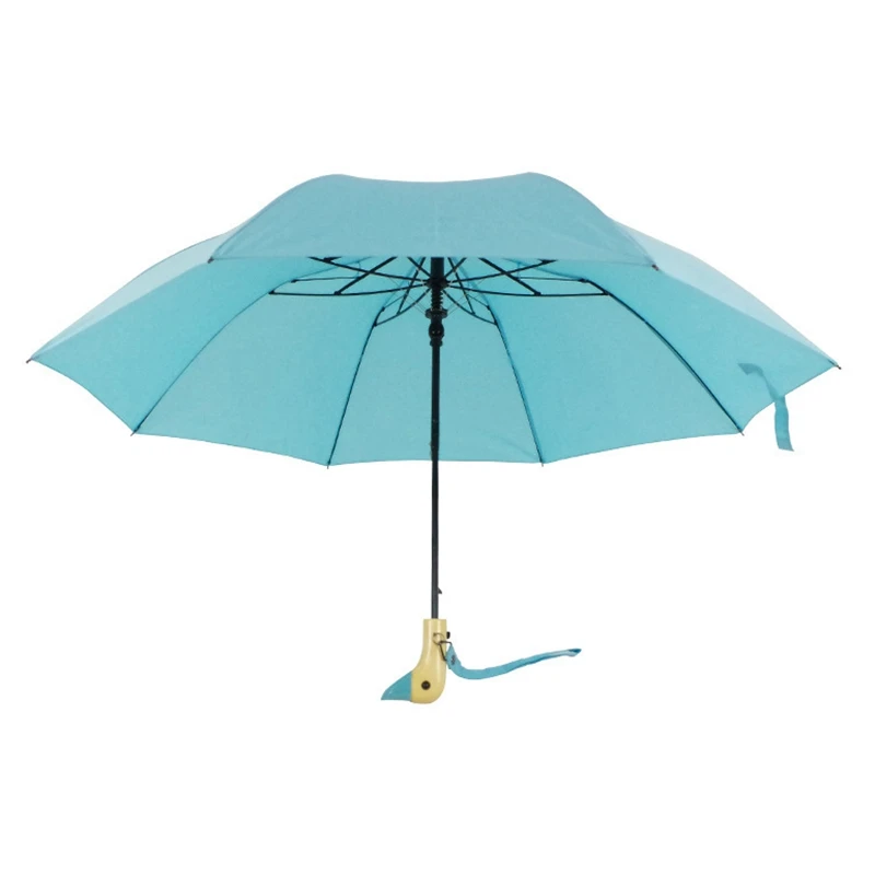 Зонт Пляжный женский с ручкой из древесины и утиной головки, автоматический складной зонт с 8 косточками, милый аксессуар от дождя, для улицы 
Зонт Пляжный женский с ручкой из древесины и утиной головки, автоматический складной зонт с 8 косточками, милый аксессуар от дождя, для улицы