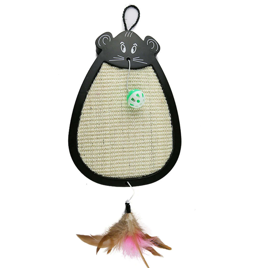 Funny Mouse Cat Shape Sisal Cats Scratch Board Pad Toy Furniture Protector Hanging Kitten Scratching Resistant Mat Pet Supplies 
Funny Mouse Cat Shape Sisal Cats Scratch Board Pad Toy Furniture Protector Hanging Kitten Scratching Resistant Mat Pet Supplies